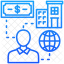 Unternehmer Gewerbetreibender Investor Icône