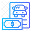 Unterricht Autocheck Zahlung Symbol