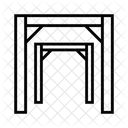 Bergwerk Hohle Landschaft Symbol