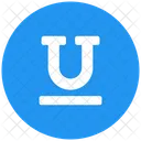 Unterstreichen Text Unterstreichen Unterstreichungswerkzeug Symbol