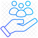 Unterstützende Gemeinschaft  Symbol
