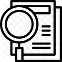 Untersuchungsbericht  Symbol