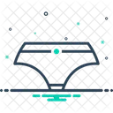 Unterwasche Dessous Stoff Symbol