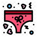 Kleidung Liebe Unterhosen Icon