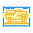 Unterwasser Forschung Station Symbol