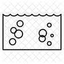 Unterwasserblasen Symbol