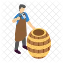 Barrel Woodwork Carpenter Icon