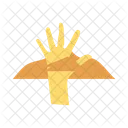 Untote Hand Zombie Symbol