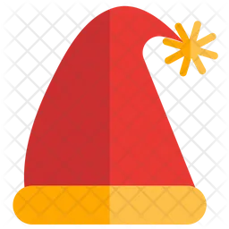 Unveiling the Cheerful Christmas Santa Hat  Icon
