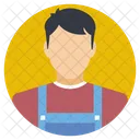 Uomo Avatar Grembiule Icon