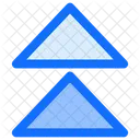 Up Arrows Sign Icon