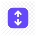 Up And Down Direction Arrow Icon