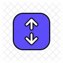 Up And Down Direction Arrow Icon
