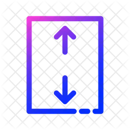 Up And Down Arrow  Icon