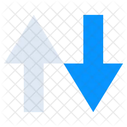 Up And Down Arrows  Icon