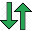 Up And Down Arrows Arrows Essential Icon