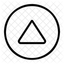 Up Arrow Multimedia Option Orientation Icon