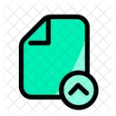 Up Arrow Document Document File アイコン