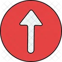 Up Arrow Forwarddirection Moveahead Icon