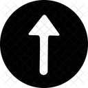 Up Arrow Forwarddirection Moveahead Icon