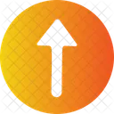 Up Arrow Forwarddirection Moveahead Icon