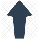 Arrow Upload Black Icon