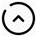 Round Alt Arrow Up Icon