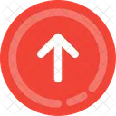 Up Arrow Direction Navigation Icon
