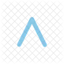 Chevron Up Minimise Icon