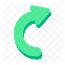 Up Map Pin Icon