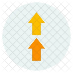 Up Arrows  Icon