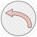 Up Back Arrow Icon