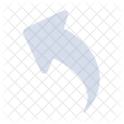 Up Back Arrow  Icon