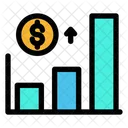 Up Bar Chart Finance Business Icon