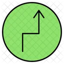 Up Direction Sign Arrow Icon