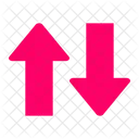 Up Down Arrow Direction Icon