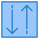 Up Down Arrow Report Chart Icon