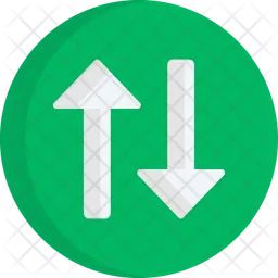 Up down Arrow  Icon