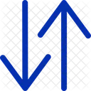 Up Down Arrows Movement Icon