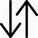 Up Down Arrows Movement Icon