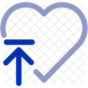 Up Heart Love Heart Icon