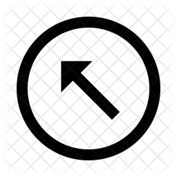 Up left arrow Icon