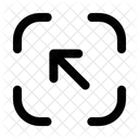 Up Left Scanarrow Navigation Navigate Icon