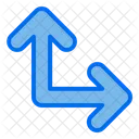 Up Right Direction Arrow Icon