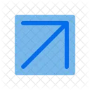 Up Right Arrow Up Right Icon