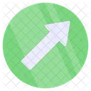 Up Right Corner Arrow  Icon