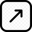 Up Right Arrow Diagonal Icon