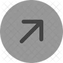 Up Rigt Arrow Direction Icon