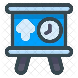 Up Time Presentation  Icon