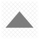 上向きの三角形  アイコン